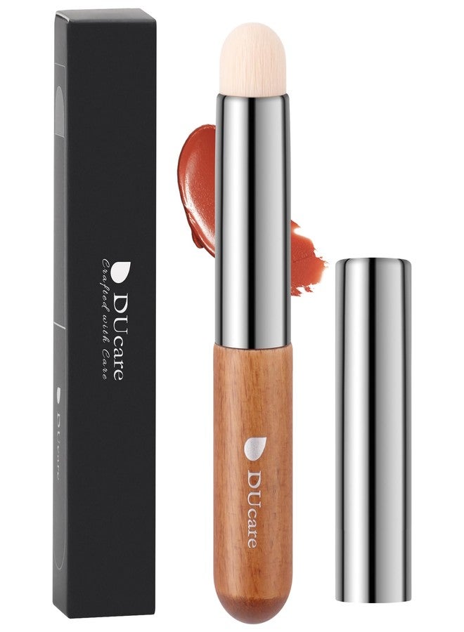 DUcare Lip Brush With Cap Lip Smudge Brush Mini Lip Makeup Brush Multi-purpose Makeup Blending Brush for Home and Travel - Image 1
